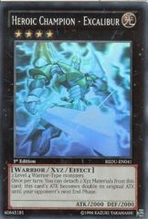 Heroic Champion - Excalibur - REDU-EN041 - Ghost Rare - 1st Edition